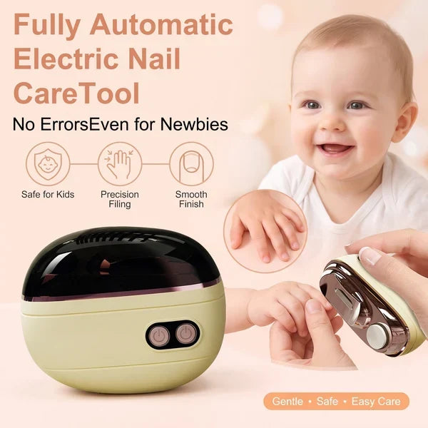 ✂️  50% OFF! 💅 2-in-1 Smart Electric Nail Clipper & Polisher 🌟