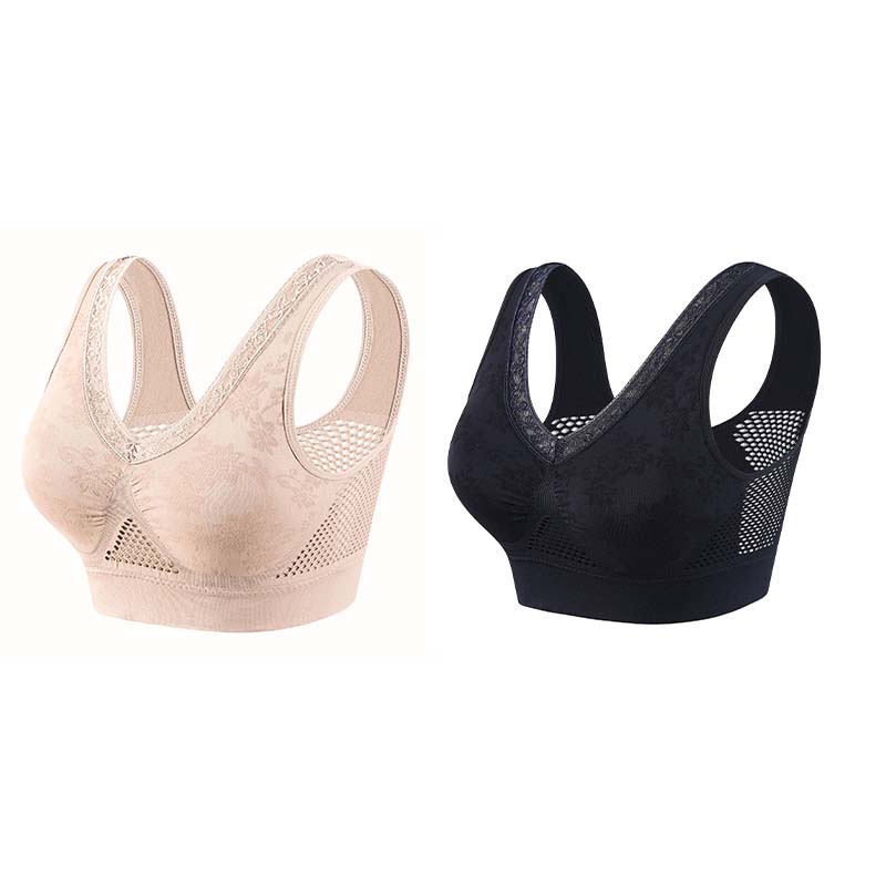 🏆 Last Day Special Price £9.99 ! 💐 Buy One Get One Free 🎁 🌸 Pure Cotton Buttonless Comfy Lifting Bra