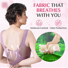 Pure Cotton Buttonless Comfy Lifting Bra