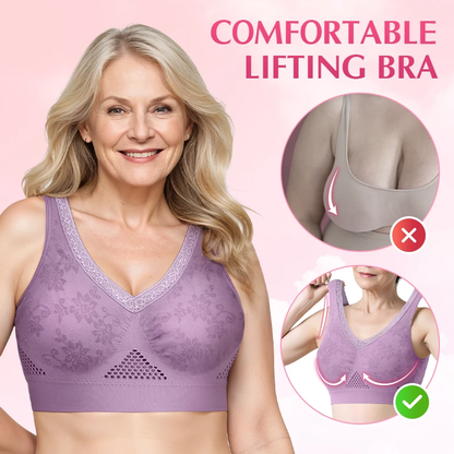 Pure Cotton Buttonless Comfy Lifting Bra