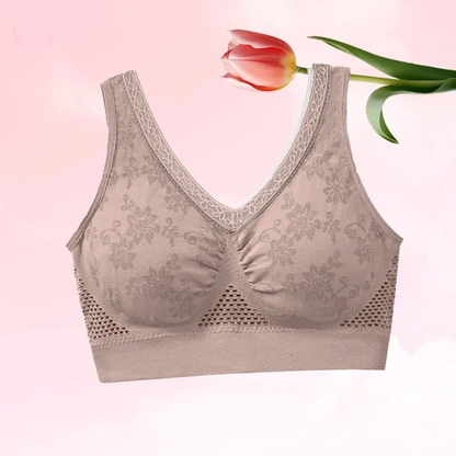 Pure Cotton Buttonless Comfy Lifting Bra