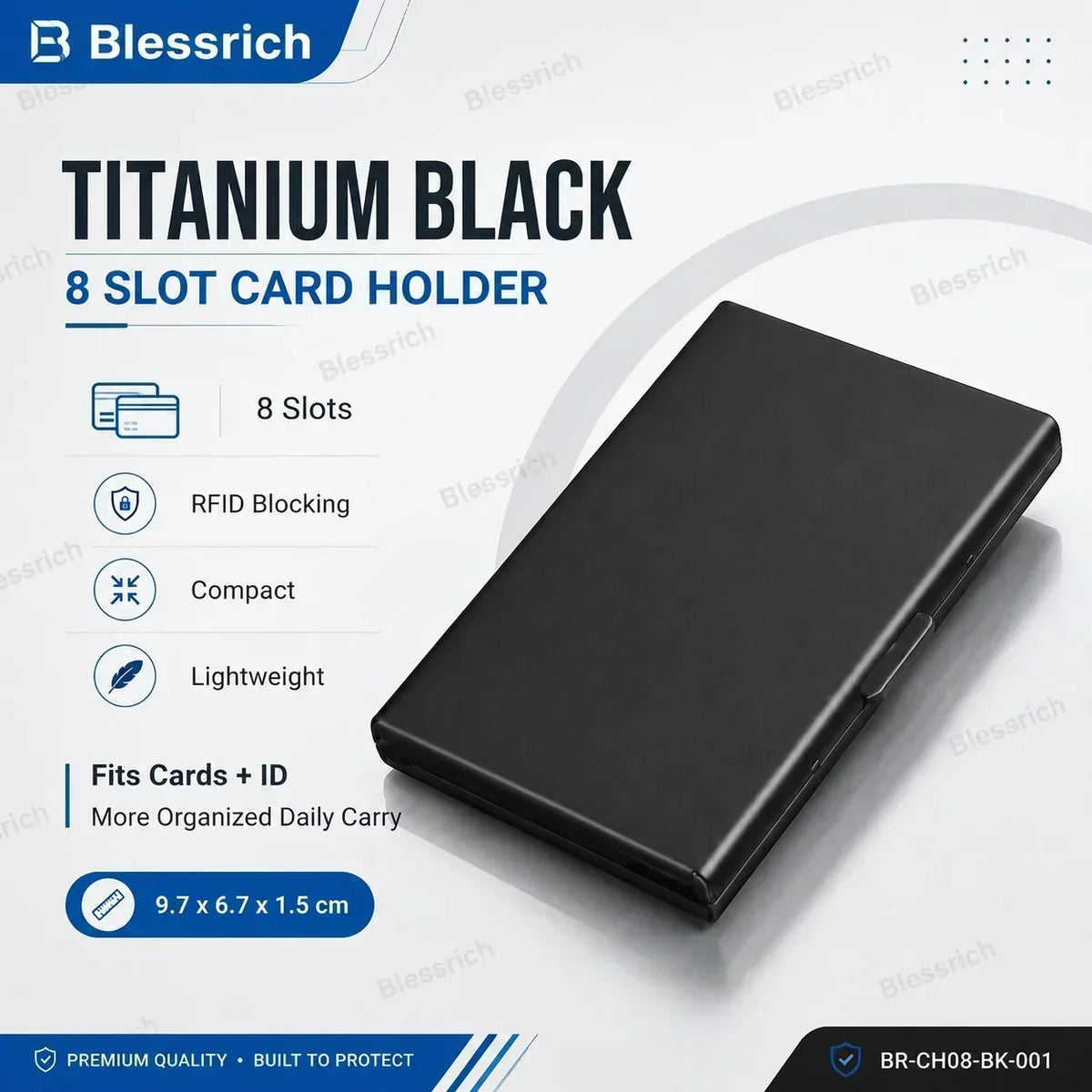 💸 Save More Today - ⚡📇RFID Blocking Card Holder – Slim Stainless Steel Wallet with 3 Capacity Options