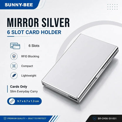 💸 Save More Today - ⚡📇RFID Blocking Card Holder – Slim Stainless Steel Wallet with 3 Capacity Options