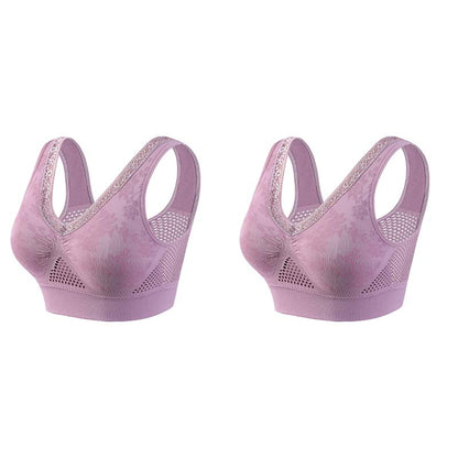 🏆 Last Day Special Price £9.99 ! 💐 Buy One Get One Free 🎁 🌸 Pure Cotton Buttonless Comfy Lifting Bra