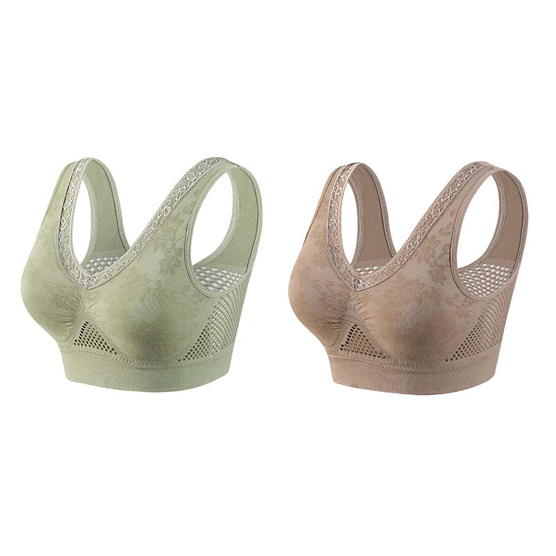 🏆 Last Day Special Price £9.99 ! 💐 Buy One Get One Free 🎁 🌸 Pure Cotton Buttonless Comfy Lifting Bra