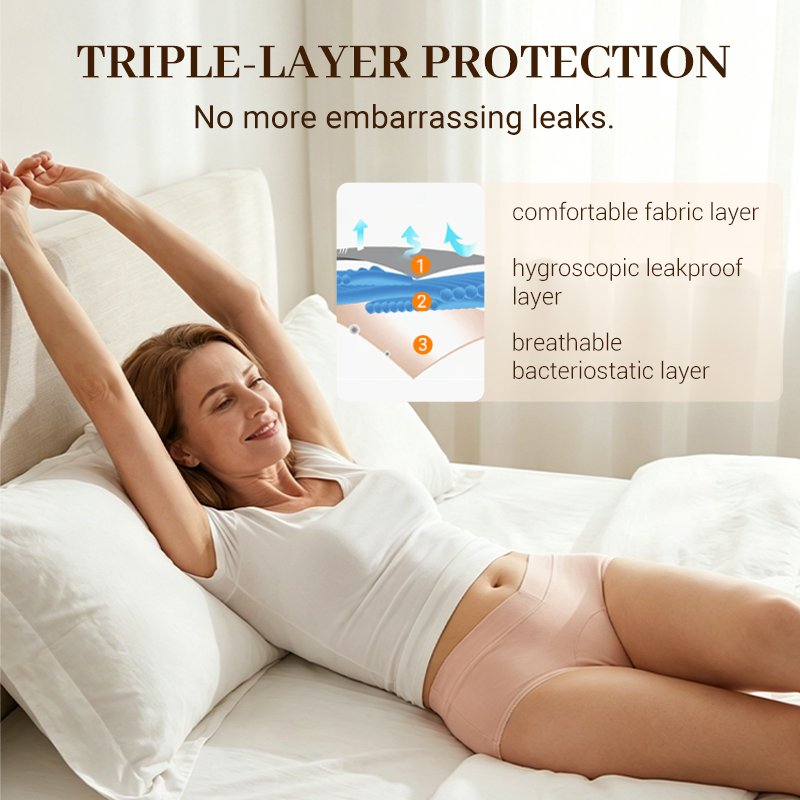 🎉Buy 1 Get 1 Free🩲 High-Waisted Leak-Proof Underwear – Reliable Leak Protection, Comfortable High Waist✅