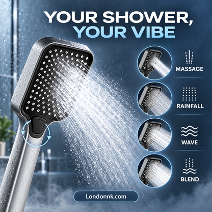 ⏰Last Day Special Price ￡9.99!!⏰🚿 High-Boost Shower Head – Powerful Water Flow & Spa-Like Comfort ✨