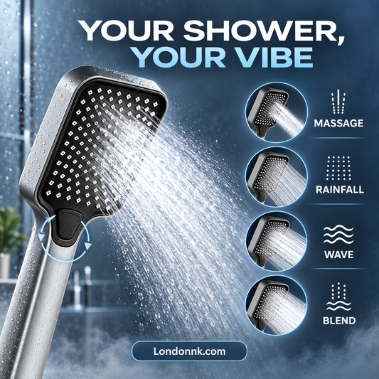 ⏰Last Day Special Price ￡9.99!!⏰🚿 High-Boost Shower Head – Powerful Water Flow & Spa-Like Comfort ✨