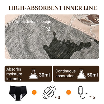 🎉Buy 1 Get 1 Free🩲 High-Waisted Leak-Proof Underwear – Reliable Leak Protection, Comfortable High Waist✅