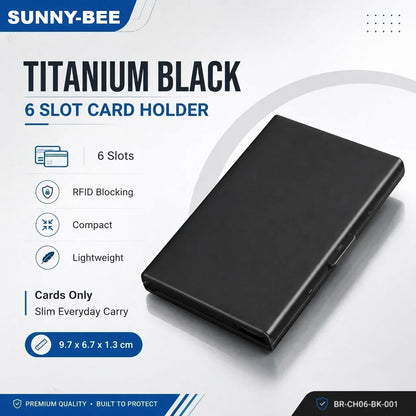💸 Save More Today - ⚡📇RFID Blocking Card Holder – Slim Stainless Steel Wallet with 3 Capacity Options