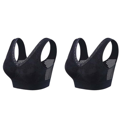 🏆 Last Day Special Price £9.99 ! 💐 Buy One Get One Free 🎁 🌸 Pure Cotton Buttonless Comfy Lifting Bra