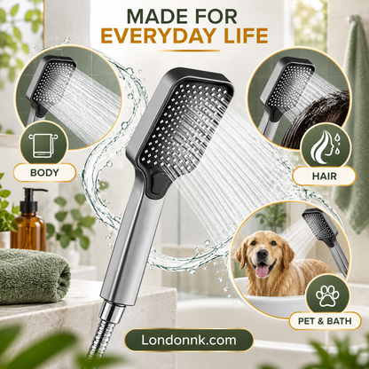 ⏰Last Day Special Price ￡9.99!!⏰🚿 High-Boost Shower Head – Powerful Water Flow & Spa-Like Comfort ✨