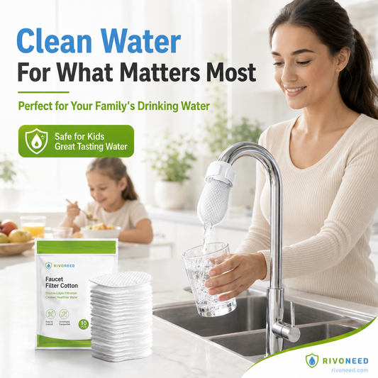 Anti-Splash Kitchen Faucet Filter for Sediment & Rust Removal