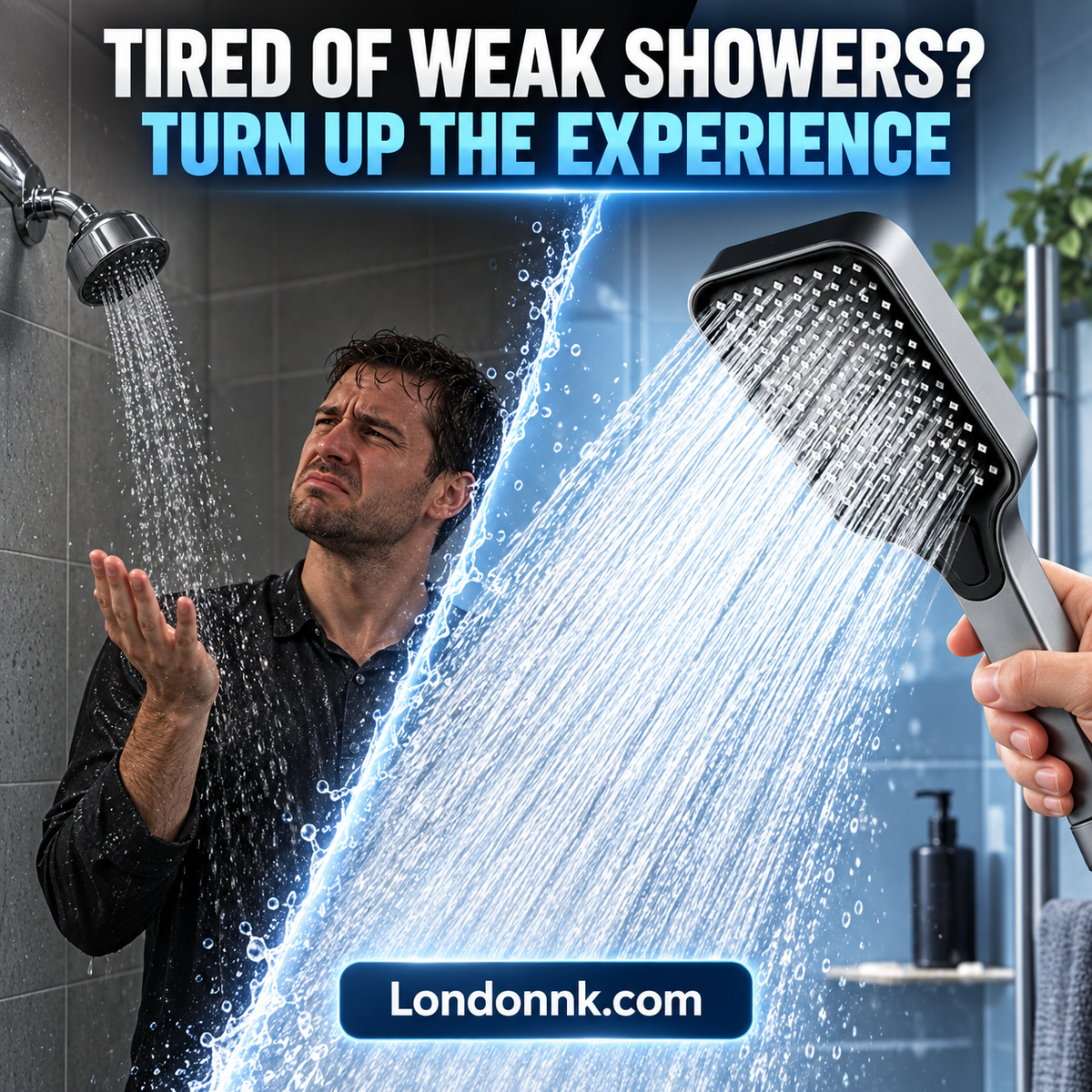 ⏰Last Day Special Price ￡9.99!!⏰🚿 High-Boost Shower Head – Powerful Water Flow & Spa-Like Comfort ✨