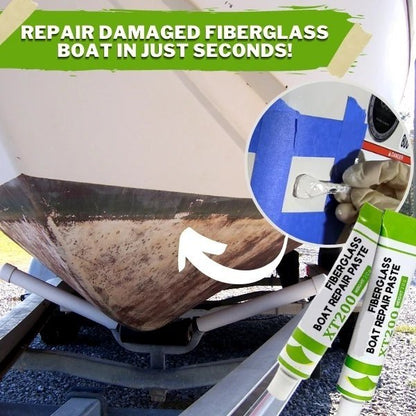 🎁2026 New Arrivals Exclusive 50% OFF | Fiberglass Boat Repair Paste | Instant Gelcoat Scratch Filler & Crack Sealer | No-Mix, High-Viscosity Marine Grade Compound for Boats, RVs & Tubs
