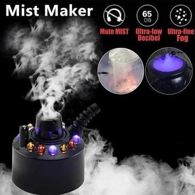 ⚡🎃🔥12 LED light Ultrasonic Mist Maker Fogger
