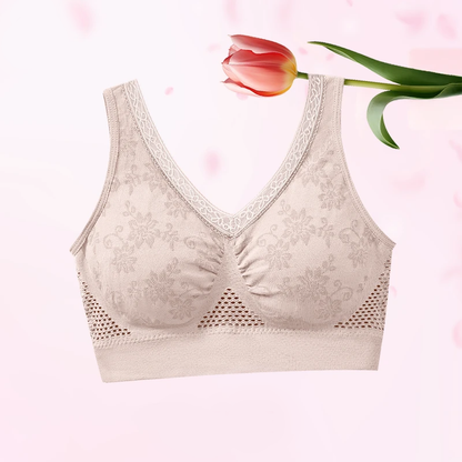 Pure Cotton Buttonless Comfy Lifting Bra