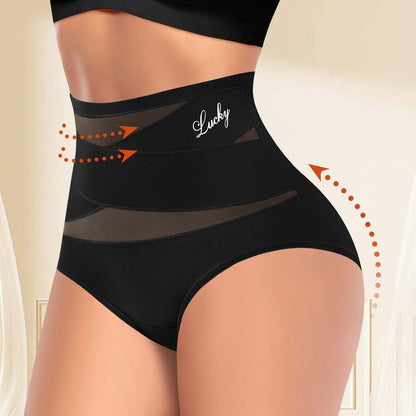 🌸  Special Price 2 for £16.99  ! 🔥Buy 1 Get 1 Free🎁Plus-Size High-Waist Cross Tummy Control Panties