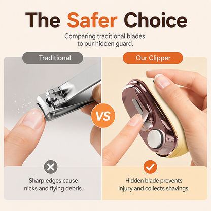 ✂️  50% OFF! 💅 2-in-1 Smart Electric Nail Clipper & Polisher 🌟