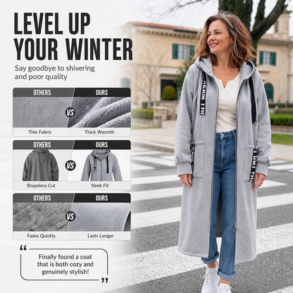 💃Plus Size Women's Hooded Long Sweatshirt