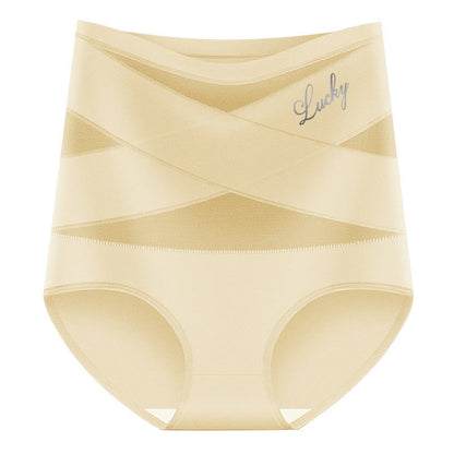 🌸  Special Price £16.99 ! 🔥Buy 1 Get 1 Free🎁Plus-Size High-Waist Cross Tummy Control Panties