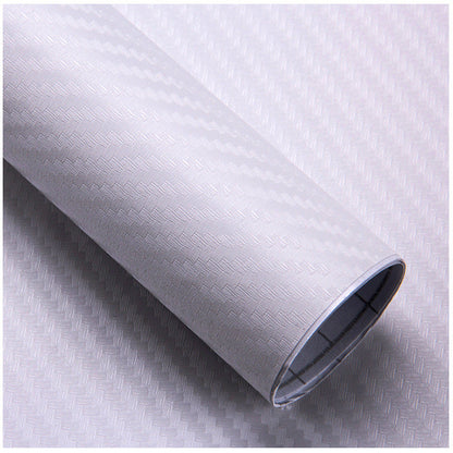 🚗 3D/6D Carbon Fiber Interior Trim Film – Self-Adhesive Car Wrap