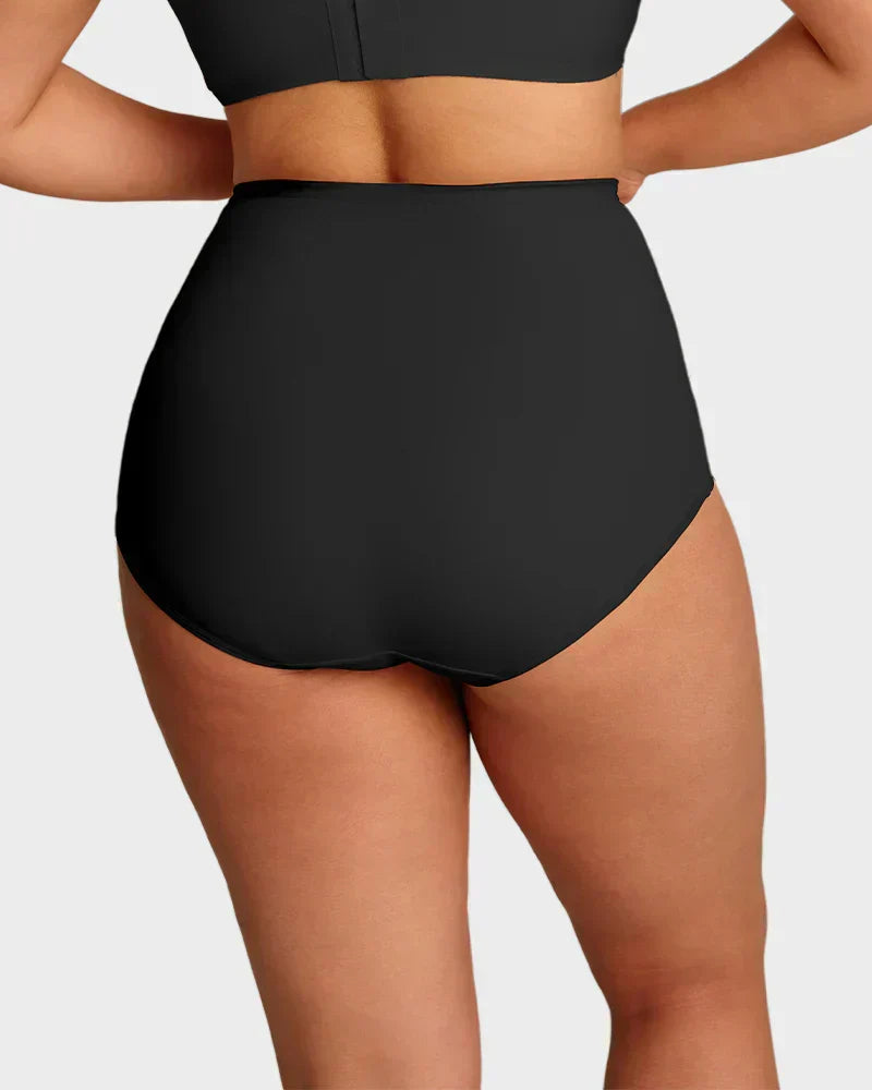 🌸  Special Price £16.99 ! 🔥Buy 1 Get 1 Free🎁Plus-Size High-Waist Cross Tummy Control Panties