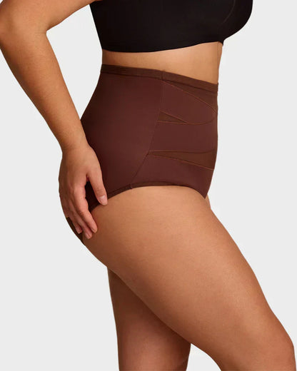 🌸  Special Price 2 for £16.99  ! 🔥Buy 1 Get 1 Free🎁Plus-Size High-Waist Cross Tummy Control Panties