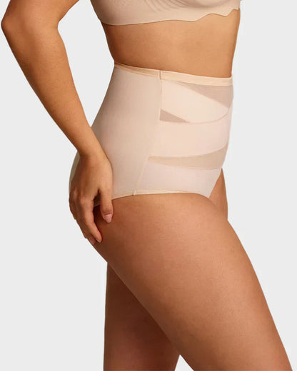 🌸  Special Price 2 for £16.99  ! 🔥Buy 1 Get 1 Free🎁Plus-Size High-Waist Cross Tummy Control Panties
