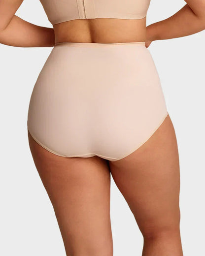🌸  Special Price 2 for £16.99  ! 🔥Buy 1 Get 1 Free🎁Plus-Size High-Waist Cross Tummy Control Panties