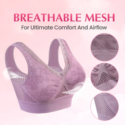 Pure Cotton Buttonless Comfy Lifting Bra