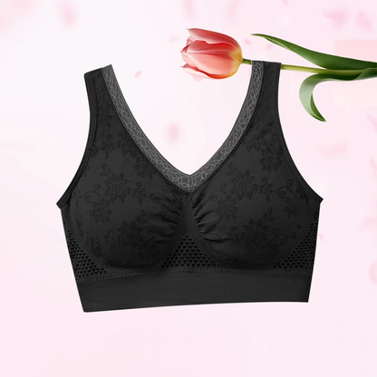 Pure Cotton Buttonless Comfy Lifting Bra