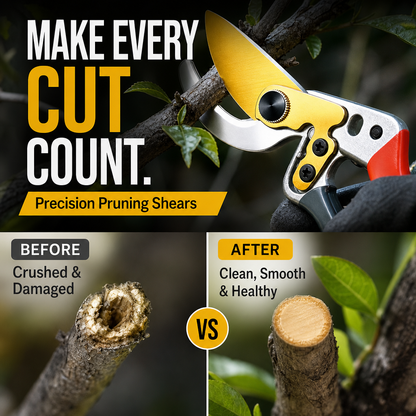 📢📢50% OFF !! ⏰Multi-Purpose Shears – SK5 steel blade, rubberized grip, 30/50mm cut. For sheep, cow & horse hooves + garden pruning! 🌿💪