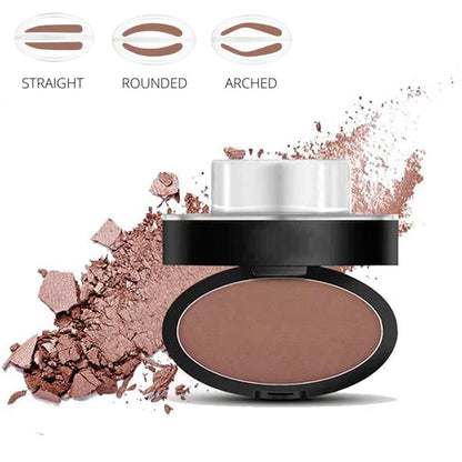 🥳2026 HOT SALE💞✨ 50% OFF! Eyebrow Stamp Powder with Brush – Press & go, perfect brows in seconds. Waterproof, 24h wear, no salon needed. A beauty game‑changer! 💄🌸（副本）