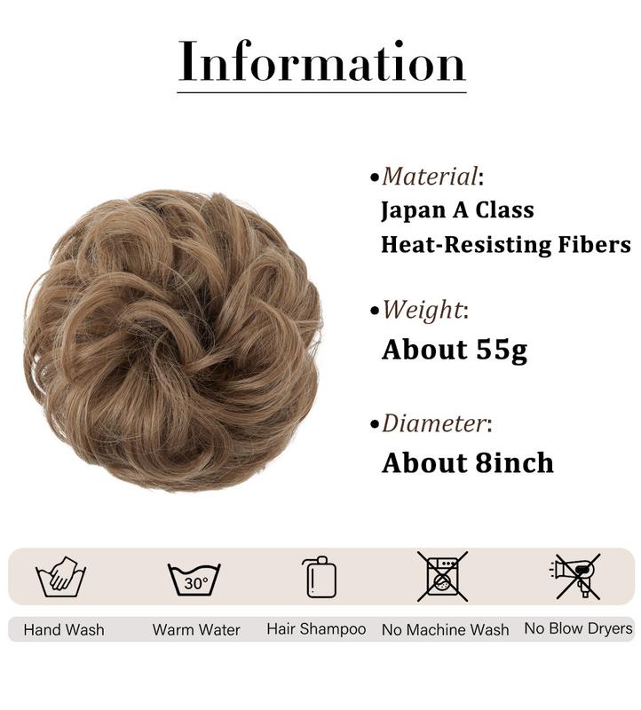 BUY 1 GET 1 FREE+Small gifts!🎁 Effortless Messy Bun Scrunchie – Instant Volume & Curls
