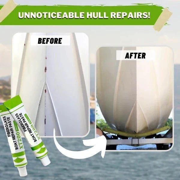 🎁2026 New Arrivals Exclusive 50% OFF | Fiberglass Boat Repair Paste | Instant Gelcoat Scratch Filler & Crack Sealer | No-Mix, High-Viscosity Marine Grade Compound for Boats, RVs & Tubs
