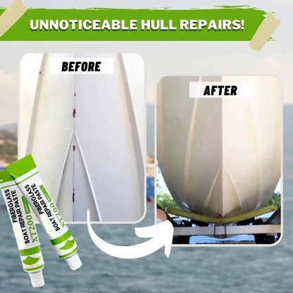 🎁2026 New Arrivals Exclusive 50% OFF | Fiberglass Boat Repair Paste | Instant Gelcoat Scratch Filler & Crack Sealer | No-Mix, High-Viscosity Marine Grade Compound for Boats, RVs & Tubs