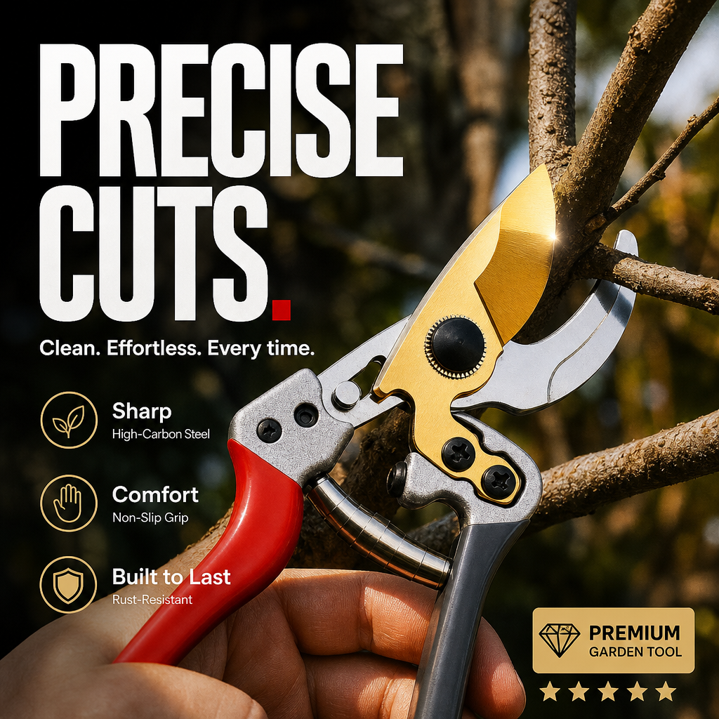 📢📢50% OFF !! ⏰Multi-Purpose Shears – SK5 steel blade, rubberized grip, 30/50mm cut. For sheep, cow & horse hooves + garden pruning! 🌿💪