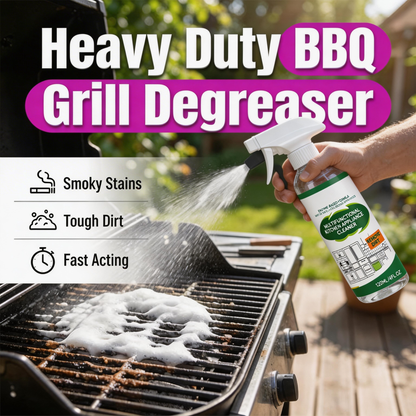 🥳2026 HOT SALE🥳💞50K+ SOLD!💥🧯🔥 50% OFF! Heavy-Duty Grill Degreaser Spray – Fast‑acting, cuts grease instantly. Spray & wipe, no scrubbing. Restore BBQ shine in minutes. 🍖✨
