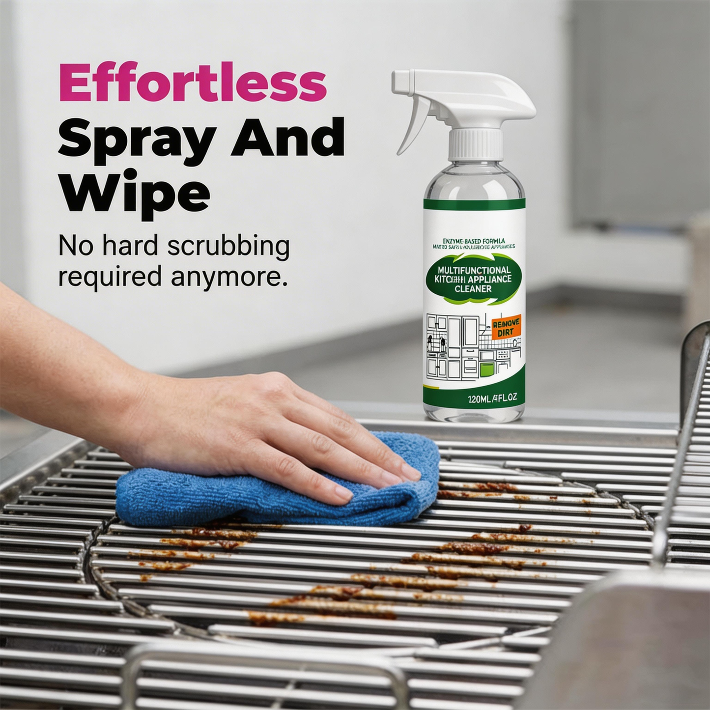 🥳2026 HOT SALE🥳💞50K+ SOLD!💥🧯🔥 50% OFF! Heavy-Duty Grill Degreaser Spray – Fast‑acting, cuts grease instantly. Spray & wipe, no scrubbing. Restore BBQ shine in minutes. 🍖✨