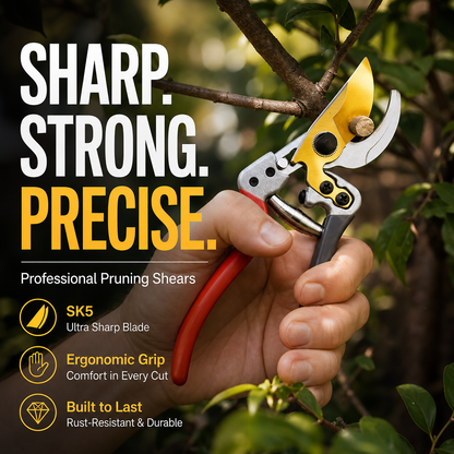 📢📢50% OFF !! ⏰Multi-Purpose Shears – SK5 steel blade, rubberized grip, 30/50mm cut. For sheep, cow & horse hooves + garden pruning! 🌿💪
