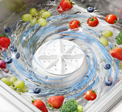 HOT SALE 50% OFF💥Fruit and Vegetable Washing Machine– Removes Pesticides, BPA-Free & Easy-Clean Design 💧