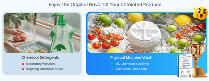 HOT SALE 50% OFF💥Fruit and Vegetable Washing Machine– Removes Pesticides, BPA-Free & Easy-Clean Design 💧