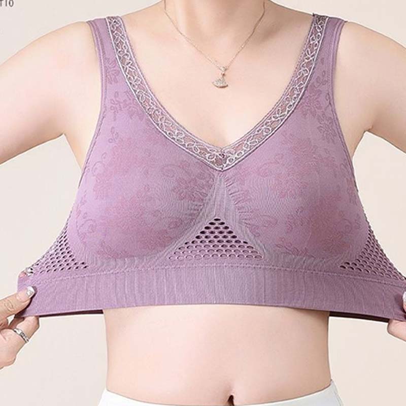 Pure Cotton Buttonless Comfy Lifting Bra