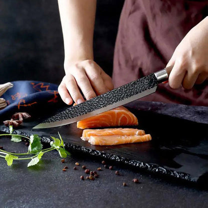 【📦  50% OFF】🔪🔥 Professional stainless steel kitchen knife set – 6 pieces, sharp & durable