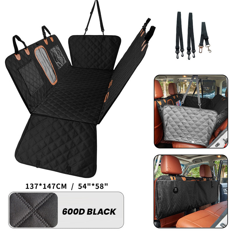 Car Rear-Seat Memory Foam Travel Mattress‑Foldable SUV Sedan Truck Camping Bed, Portable Non-Inflatable Car Sleeping Pad for Road Trips & Camping