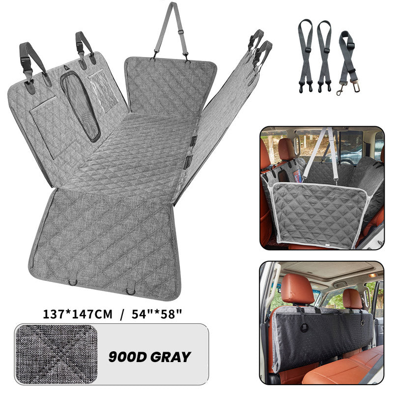 Car Rear-Seat Memory Foam Travel Mattress‑Foldable SUV Sedan Truck Camping Bed, Portable Non-Inflatable Car Sleeping Pad for Road Trips & Camping