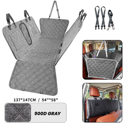 Car Rear-Seat Memory Foam Travel Mattress‑Foldable SUV Sedan Truck Camping Bed, Portable Non-Inflatable Car Sleeping Pad for Road Trips & Camping