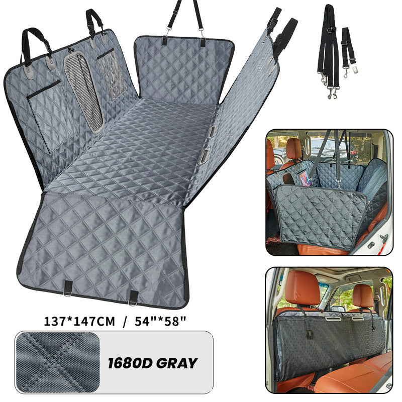 Car Rear-Seat Memory Foam Travel Mattress‑Foldable SUV Sedan Truck Camping Bed, Portable Non-Inflatable Car Sleeping Pad for Road Trips & Camping