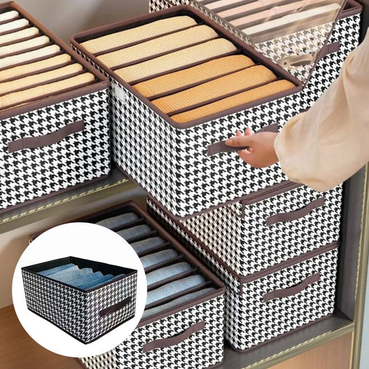 👖 Foldable Jeans Organizer for Closet – Save 50% Space & Find Pants in 1 Second! 🏠